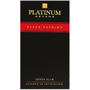 Сигареты Platinum Seven Super Slims Black Fashion