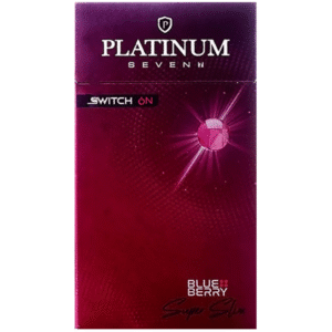 Сигареты Platinum Seven Super Slims Blueberry Switch On