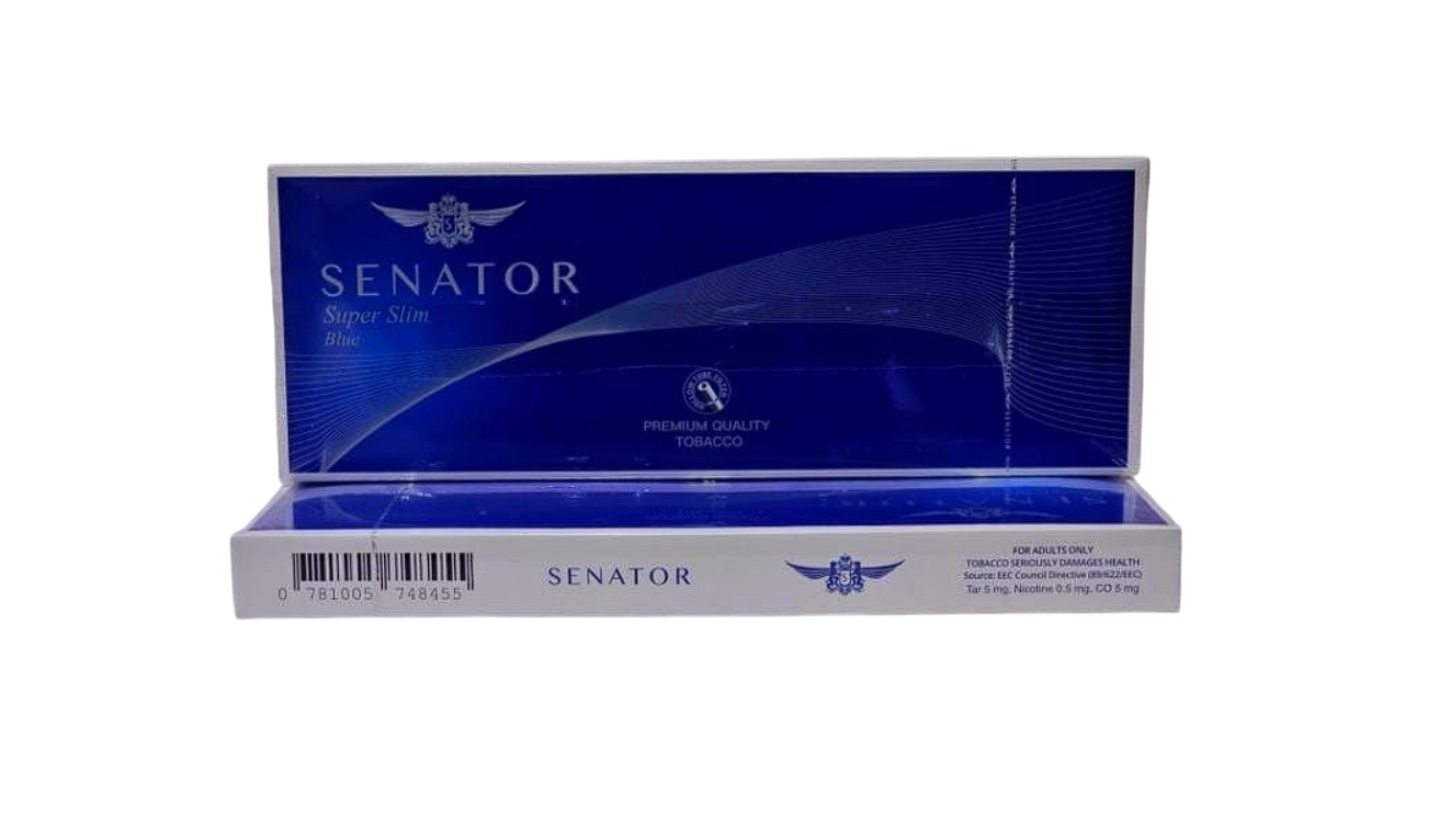 Senator Super Slim Blue Duty Free Senator Super Slim Blue Duty Free